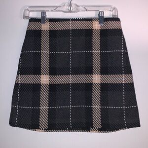 H&M plaid skirt!